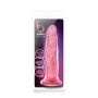 Różowe miękkie dildo z mocną przyssawką 17 cm - 2