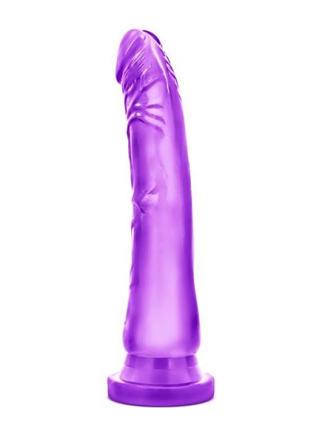 Duży żylasty fioletowy penis z przyssawką 20 cm - 3