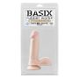 Dildo-basix 6" dong w suction cup flesh - 3