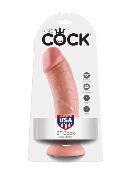Realistyczny żylasty penis mocna przyssawka 20,5cm
