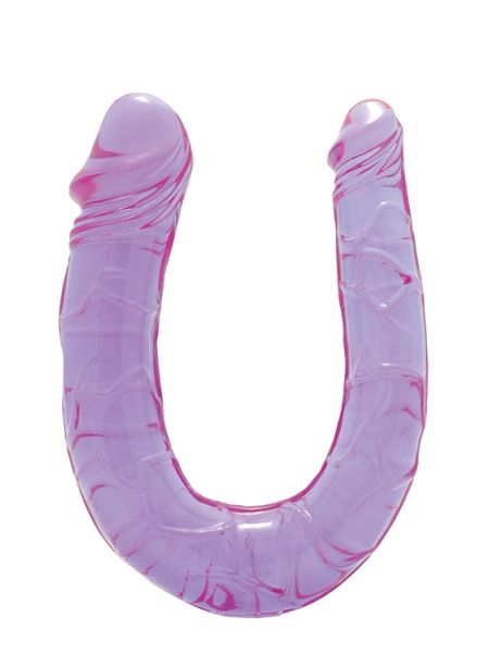 Silikonowe dildo dwie końcówki elastyczne 30cm