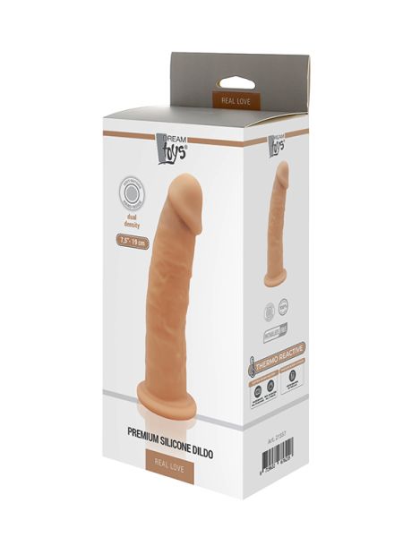 Dildo silikonowe realistyczny wygląd przyssawka - 4