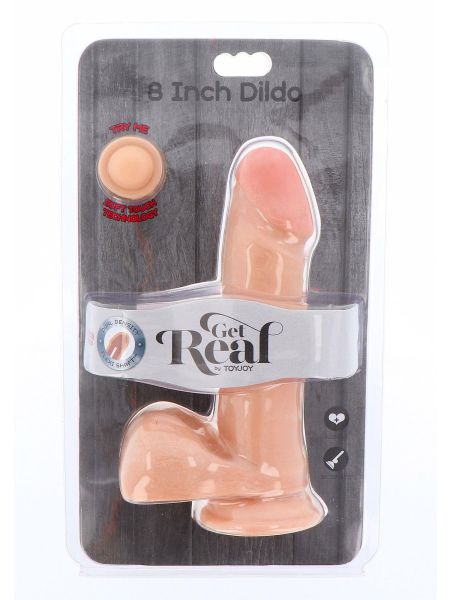 Duże realistyczne silikonowe dildo z przyssawką - 4