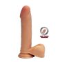 Duże realistyczne silikonowe dildo z przyssawką - 3