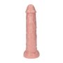 Cieliste realistyczne dildo z żyłami 28,5 cm - 2