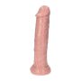 Cieliste realistyczne dildo z żyłami 28,5 cm - 3