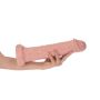 Cieliste realistyczne dildo z żyłami 28,5 cm - 6