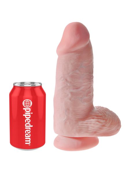 Gruby żylasty penis realistyczne dildo 23 cm - 5