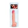 Realistyczny żylasty miękki penis dildo 24 cm - 5