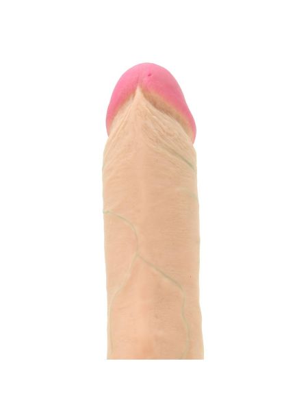 Grube żylaste realistyczne dildo z przyssawką16CM - 2