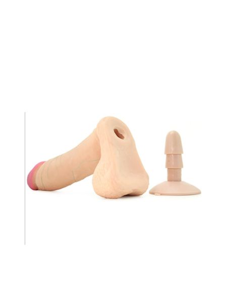 Grube żylaste realistyczne dildo z przyssawką16CM - 6