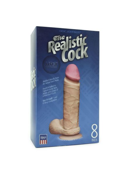 Grube żylaste realistyczne dildo z przyssawką16CM - 10