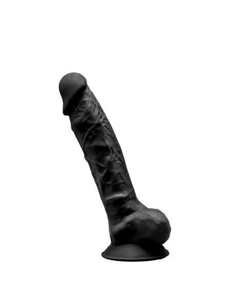 Ogromny czarny żylasty realistyczny penis 24 cm - 2