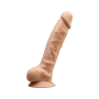 cielisty duży sztuczny żylasty penis z przyssawką - 2