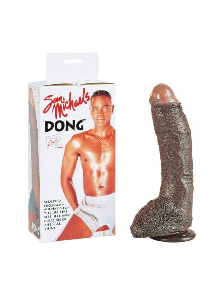 Zagięty sztuczny penis z przyssawką żylasty19 cm - 4