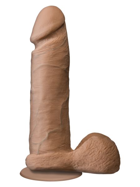 Gruby żylasty realistyczny penis z przyssawką 21cm - 2