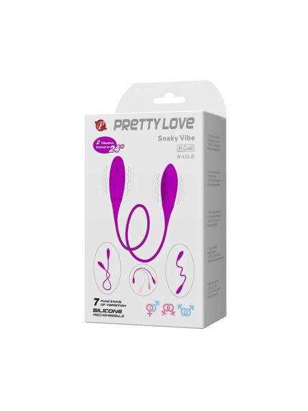 Podwójny wibrator dla par Pretty Love Snaky Vibe - 9