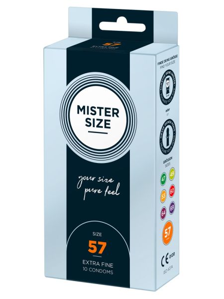 Prezerwatywy dopasowane Mister Size 57 mm 10 szt - 4