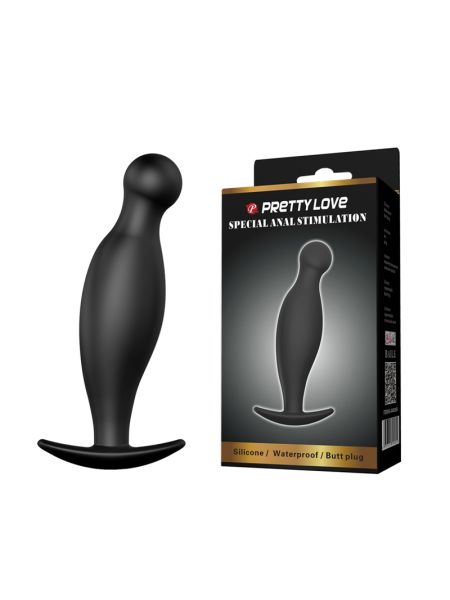 Gładki dopasowany korek plug analny prostaty 11 cm