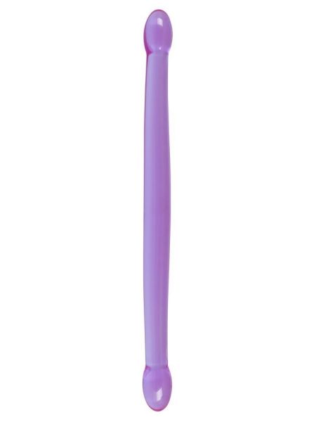 Silikonowe długie podwójne giętkie dildo 44 cm - 4