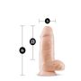 Gruby realistyczny penis dildo z przyssawką 25,5cm - 6