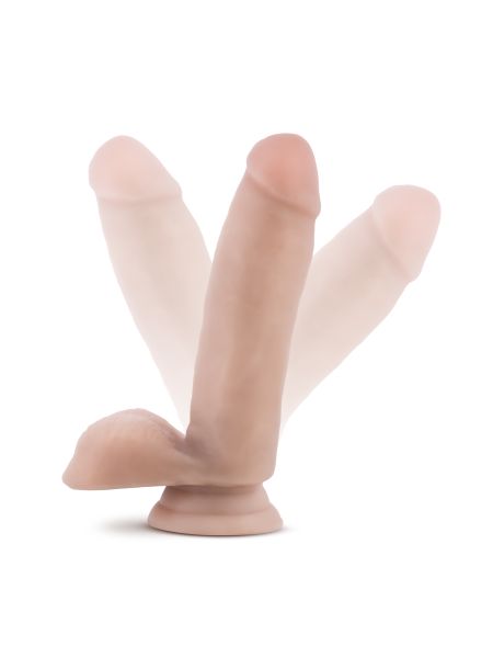 Duży miękki realistyczny penis z przyssawką 17 cm - 7