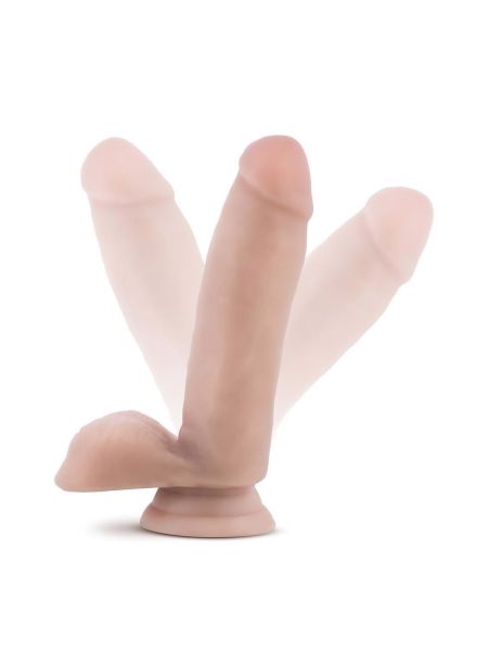 Duży miękki realistyczny penis z przyssawką 17 cm - 6