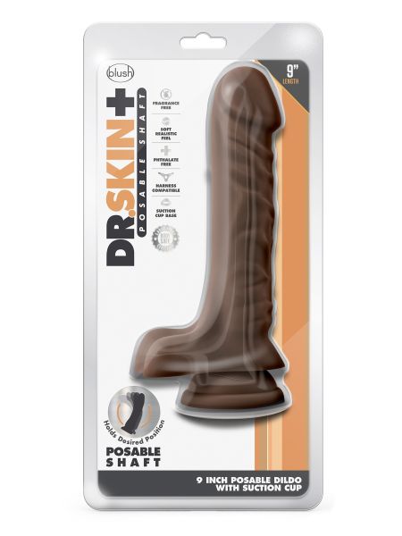 Giętkie murzyńskie dildo sztuczny penis przyssawka - 12