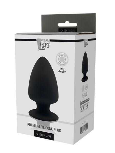 DREAM TOYS PREMIUM SILICONE PLUG L BLACK - 4