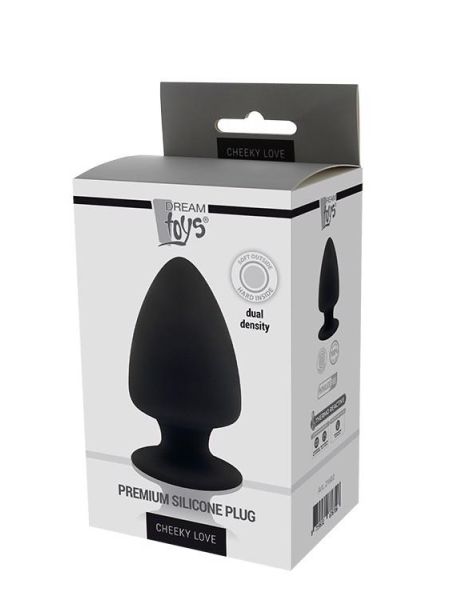 DREAM TOYS PREMIUM SILICONE PLUG M BLACK - 2