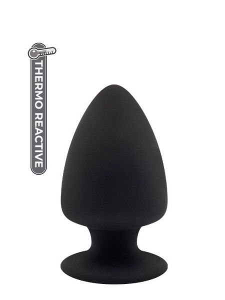 DREAM TOYS PREMIUM SILICONE PLUG M BLACK - 4