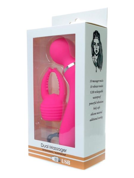 Masażer body wand z nakładką Boss Series Dual Massager - 15