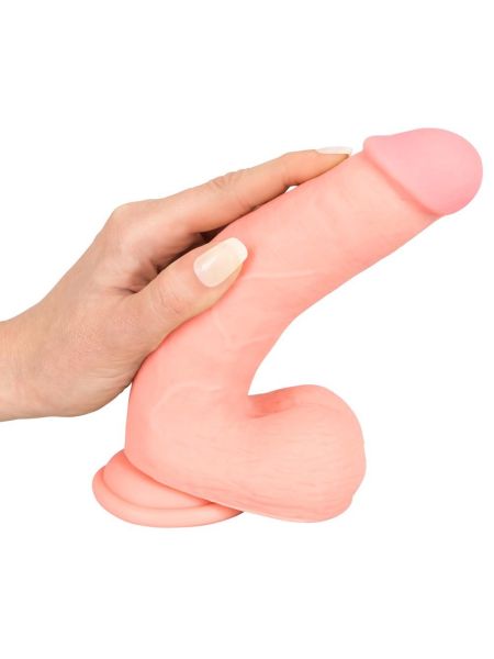 Duże grube dildo jak żywy penis na przyssawce 20cm - 14