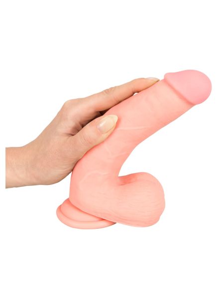 Duże grube dildo jak żywy penis na przyssawce 20cm - 11