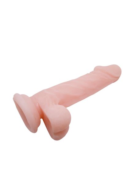 Duże grube dildo z przyssawką i jądrami sex 16cm - 3