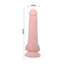 Duże grube dildo z przyssawką i jądrami sex 18cm - 4