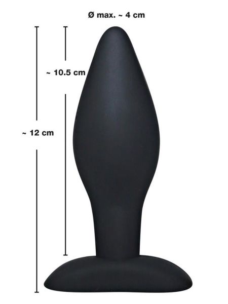 Duży korek analny plug zatyczka silikonowa 12cm - 8