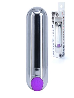Dyskretny mini wibrator ładowany sex 10trybów 7cm