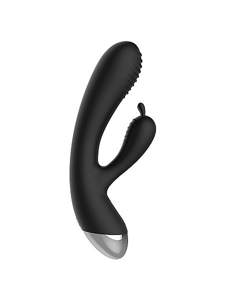 E-Stimulation Rabbit Vibrator - Black