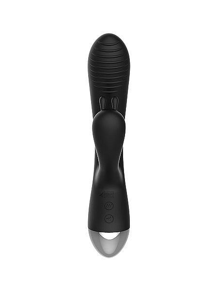 E-Stimulation Rabbit Vibrator - Black - 3