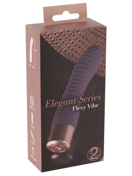 Elastyczny wibrator klasyczny You2Toys Elegant Flexy Vibe - 2