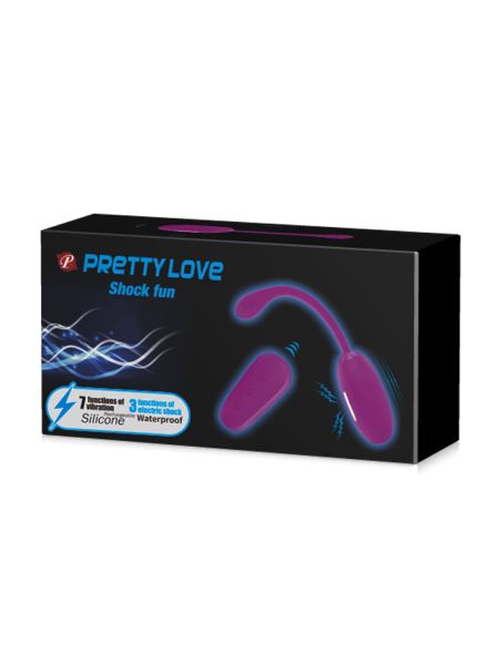 Jajeczko wibrujące elektrostymulacja Pretty Love Shock Fun - 6