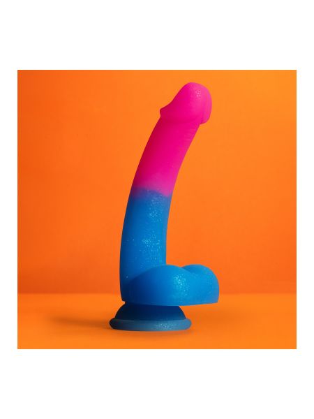 Żelowy miękki penis dildo z mocną przyssawką 16 cm - 9