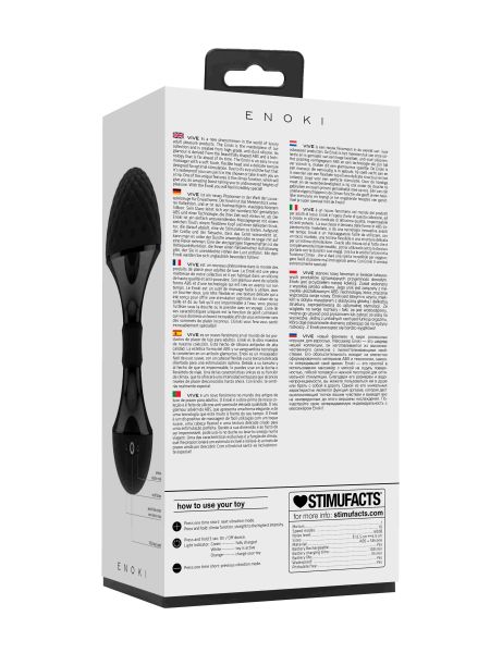 Enoki - Bendable Massager - Black - 11