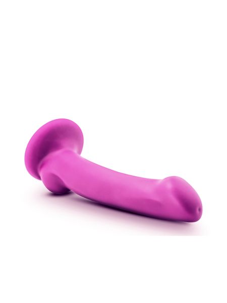 Gładkie silikonowe dildo z przyssawka 16,5 cm - 6