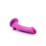 Gładkie silikonowe dildo z przyssawka 16,5 cm - 7