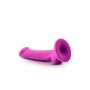 Gładkie silikonowe dildo z przyssawka 16,5 cm - 9