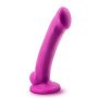 Gładkie silikonowe dildo z przyssawka 16,5 cm - 13