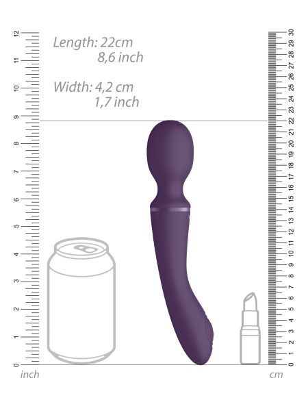 Enora - Wand & Vibrator - Purple - 4