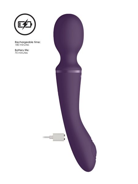 Enora - Wand & Vibrator - Purple - 9